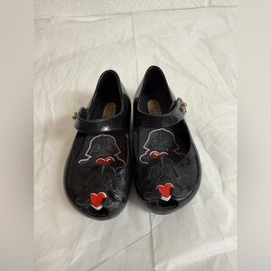 Mini Melissa Black Darth Vader Toddler size 6